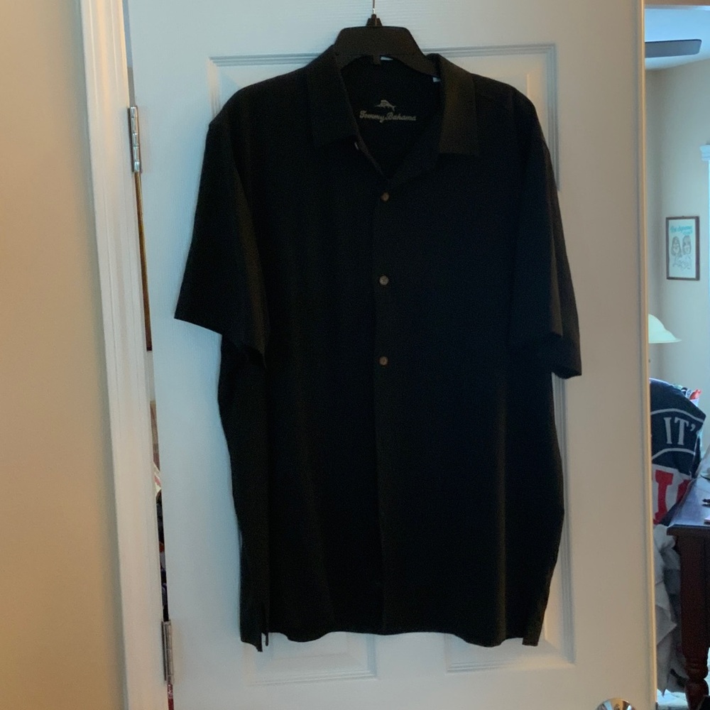 Tommy Bahama Men's Black Casual Shirt